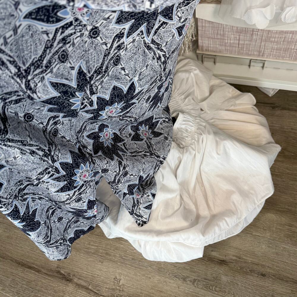 Foxcroft Black and White Floral Maxi Dress - Picture 6 of 9